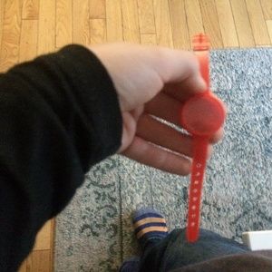 Metal ball time  checker  watch